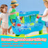 HAPATOYS 3Pack 1-3 Bath Toys for Toddlers - Sensory Squeezing Water Bathtub Toys for Kids | Bath Tub & Pool Floating