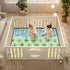 GuoChe 50'' 50'' Food Freshness Icon Symbols Soft Padded Baby Gym & Activity Mat for Indoor Outdoor Non-Toxic Activity