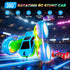 360 4WD 3+ Remote Control Car, Flips Rotating RC Stunt Car with USB-C Charge Modular Battery, RC Cars with LED Lights