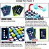 Bounce Ball Game - Family Party Game and Jumping Ball Tabletop Game for Adults and Kids
