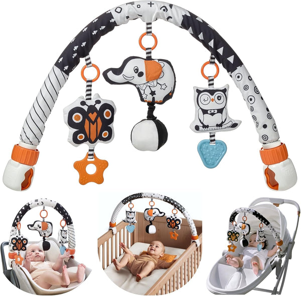 TUMAMA Car Seat Toys for Babies 0-6 Months, Stroller Toys for Infant