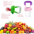 (3 6 90ML 2 Food Feeder Baby Fruit Feeder Pacifier Pcs) with Different Sized Silicone Pacifiers,Silicone Baby Food