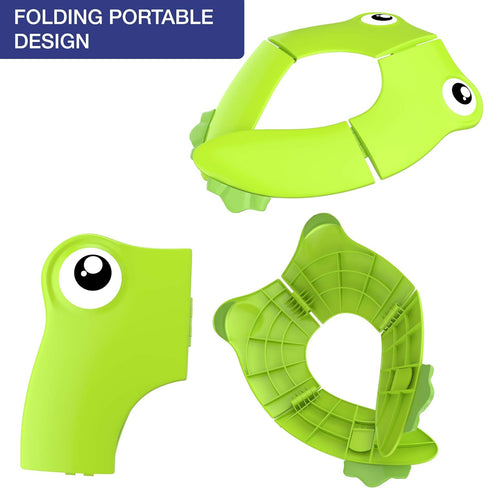 MAGTiMES Portable Folding Large Non Slip Silionce Pads Potty Training Seat for Kids Boys & Girls, Foldable Toddlers