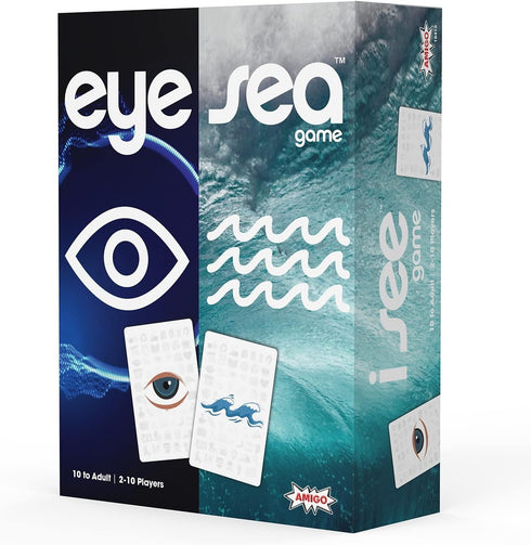 AMIGO Games Eye Sea - Fun Fast-Paced Brainstorming Party Card Game for 2-10 Players