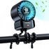 AMTIFO Baby Powerful Stroller Fan, Portable Fast Charging Mini Fan with 4 Speeds, Flexible Clip On