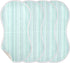 decor gift 4 Pack 22x11in Cotton Newborns Burp Cloths Soft Touch Blue-Green Stripes Baby Cloth for Babies Girls