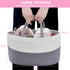 ABenkle Large Baby Diaper Caddy, Nursery Storage Bin and Car Organizer for Diapers and Baby Wipes