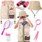 Kids Explore Kit & Bug Catcher Kit, Outdoor Camping Gear with Safari Vest & Hat for Boys Girls Ages 3-12