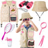 Kids Explore Kit & Bug Catcher Kit, Outdoor Camping Gear with Safari Vest & Hat for Boys Girls Ages 3-12