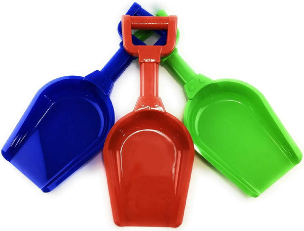 Matty's Toy Stop 17" Kids Sand Scoop Plastic Shovels for Sand &