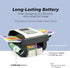 1-2 10,Crazy 8 Automatic Card Shuffler,One-Press Auto & Manual Modes,Electric Shuffling for Decks,Low