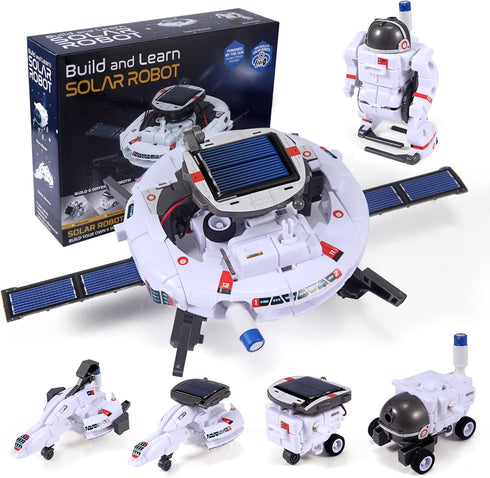 STEM Toys for Kids Ages 8-12, Solar Robot Science Kits, 120Pcs Building Experiments for 8-14 Year Olds
