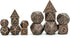 UDIXI 10mm Mini Metal DND Dice Set, 7-Die Small Portable Polyhedral RPG Dice for Dungeons and Dragons (Copper)