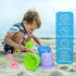Holady 60 5.78 Inch Set,Sandcastle Toy-30 Bucket+30 PCS Sand Castle Beach Bucket and Beach Shovels Toy Mould,Sand