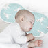 YYZZH 2 Pack 100% Dalmatian Dog Pattern On Blue Muslin Burp Cloths for Baby Cotton Baby Washcloths Bibs for Boy Girl