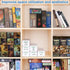 Trading Card Storage Box - Card Organizer Box with Dividers for Baseball, Sports, Game, Pack of 6