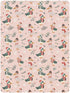 miaozhen 1 Pack 52x28 Cotton Baby Crib Sheets Soft Stretchy Cute Animal Light Pink Playful Mallard Duck Toddler