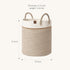 16 14 14 Inches, LA JOLIE MUSE Woven Basket Rope Storage Baskets - Tall Cotton Basket x x Laundry Basket for Blanket