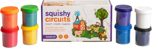 Squishy Circuits Dough Kit - Explore Electrical Circuits with Play Dough -
