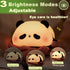 3 Dimmable DREAMING MY DREAM Cute Panda Night Light, LED Squishy Novelty Animal Night Lamp, Level Nursery Nightlight