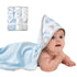 Set 6-Pack 28 28 Inch(Dinosaur) Viviland Baby Towels and Baby Wash Cloths Hooded Baby Towels Baby Wipes Absorbent Bath