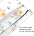 Burbuja 2 Pack, 2 Flowers Wet Dry Bags for Baby Cloth Diaper Waterproof Reusable Wet Bag with Zippered Pockets