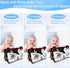 Autumety Tummy Tummy 0-3 0-6 6-12 Time Mirror Newborn Toys: Black and White Infant Time Toys Months Babies High