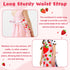 Set 2Pcs R HORSE Kid Apron and Chef Hat - Strawberry Adjustable Children Kitchen Toddler Apron for Girls Role Play Chef