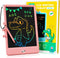 KOKODI 8.5 Inch LCD Writing Tablet, Toddler Doodle Board, Erasable Reusable Drawing Pads, Educational Toy, Pink.