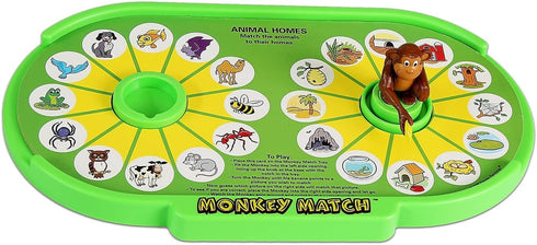 Monkey Bingo Game with Pictures for Ages 4 and Up
