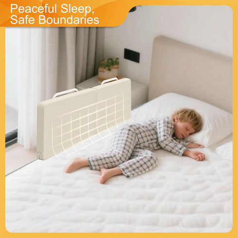 goodleben (1 Pack) Bed Rail for Toddlers, Adjustable Baby Bed Rail Guard for Twin and Full Size Beds, Bed Safety Rails