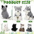 Honoson 5 Set 14 Inch Mommy 4 Pcs Wolf Plush Toy Wolf Stuffed Animal with Babies Soft Plushie for Boys Girls Birthday