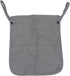 Baby Stroller Organizer Pocket-for bottles Nappy Baby Cloth Diaper Storage Secure Straps Detachable Webbing Easily Crab Strollers with Two Storage Pockets Front Mesh(Grey)