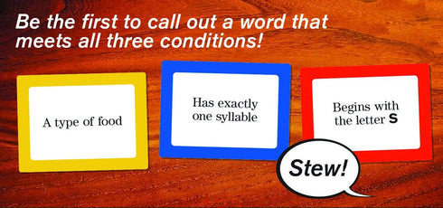 Chronicle Books Quicktionary - A Game of Lightning-Fast Wordplay with 102 Prompt Cards and Rule Book