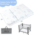 Pack 38"x26"x3'' Pack Pack and Play Mattress Trifold, Memory Foam Dual-Sided N Play Mattresses for Baby Toddler, Soft