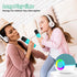 goopow 3 4 5 6 7 8+ (Green-2MIC) Mini Karaoke Machine Speaker for Kids Adults, Portable Bluetooth Microphone Song Toys
