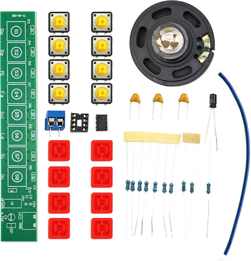 Taidacnet Make Your Own Organ Music Box Kit, NE555 Electric Piano DIY Kits for Children Soldering Practice