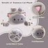 5 1, 4 Tummy, SQEQE Siamese Cat Stuffed Animals in Cute Siamese Cat Plush with Babies in Christmas Birthday Gifts