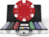 HEITOK Texas Hold'em Poker Chip Set 200-pcs with Aluminum Carrying Case &