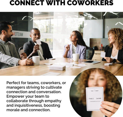 199 Teammates {THE AND} Coworkers Edition - Icebreaker Conversation Cards for Workplace - Team Building Game for Work
