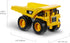 CAT Construction Toys, Die Cast Metal 3 Pack Vehicles - Dump Truck, Cement Mixer, Grader for Ages 3+