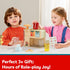 Sets 3+ TOP BRIGHT Wooden Drink Dispenser Pretend Play Toys, Play Food for Kids Kitchen with Cups, Juice Inserts, Ice