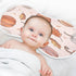 YETTASBIN Thanksgiving Pumpkin Muslin Baby Burp Cloth, Super Soft Absorbent Cotton Burp Rag Baby Bibs Feeding Cloth