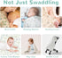 3-Pack 47" 47" Set, HECCEI Soft Large Swaddle Blankets x Muslin Swaddle Blankets for Girls & Boys, Baby Receiving