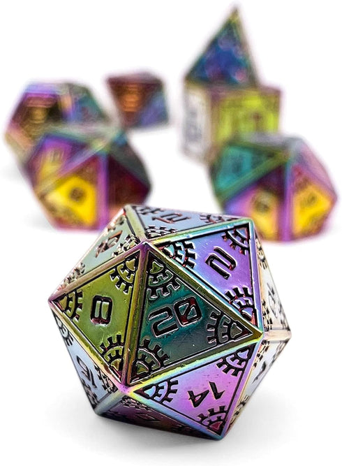 Norse Foundry Metal Space Dice - Super Nova Edition
