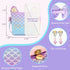 Mermaid-Themed Dress Up Purse for Girls - Perfect Pretend Play Accessory