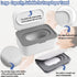 3 Pack NOVWANG Baby Wipes Dispenser Wipes Holder with Lids, Keeps Wipes Fresh, Refillable Wipes Container with Sealing