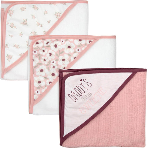 6 Set Set Hooded Baby Bath Towel and Washcloth Piece for Newborns, Infants & Toddlers, Boys & Girls Baby Hooded Towels