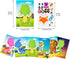 Make a Face Sticker Set for Kids, 42 Sheets with 12 Animals and 6 Dinosaur Stickers, Party Favor Supplies