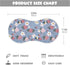 decor gift 4 Pack 22x11in Cotton Burp Cloths Breathable Naughty Ocean Strawberry Lilac Burp Rags for Gender Neutral